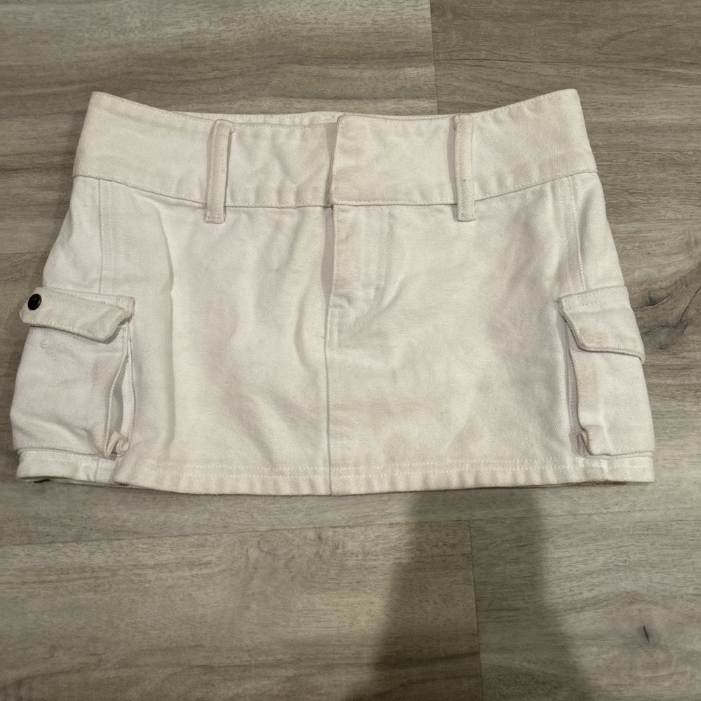 Princess Polly Cream Skirt